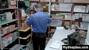 lp officer bends teen shoplifter over for on site pussy punishment no cops