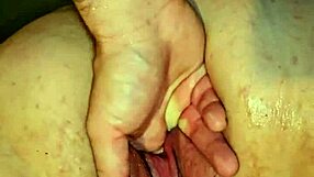 smoking bbw milf teases with her huge tits and wet mature pussy