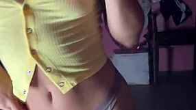 Wet Pussy Tease Before First Date Turns Masturbation Show