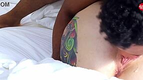 This hot interracial couple's big cock creampie fuck make her squirt hard?