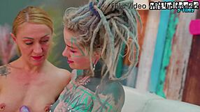 two goth punk girls with pierced nipples ride toys deep in ass to mouth moaning missionary