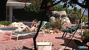 Face fuck that brunette outdoors! Now plow her ass deep!