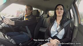 i bang her pierced cunt hard right in the car now
