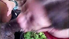 nasty slut devours bbc outdoors 😈 who's next??
