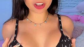 Emanuelly Raquel Brazilian pornstar big tits ass JOI jerk off instructions