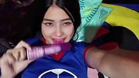 pussy throbs for huge cock at last
