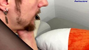 Alison Lip 19yo brunette pantyhose fetish fucked doggystyle creampie boyfriend