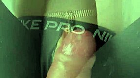 i'm obsessed with her big ass stretching nike pro leggings before that dick fills her tight pussy
