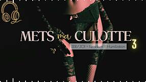 french femdom slips panties on you for cei joi twist