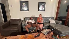 Why does busty blonde squirt hard on black cock in interracial frenzy?