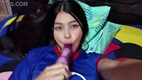 pussy throbs for huge cock at last
