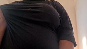Stepmom's Massive Tits Tempt Babysitter's Room Visit Turns Into Wild Cowgirl Ride!