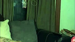 Black Couples Crotchless Blindfold Teases with Handcuffs Ballgag