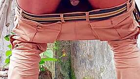 Small Hairy Black Cock Pissing Outdoor And Indoor