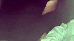 pretty hooker deepthroats guy in car at night cums in mouth spits then sucks it back