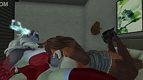 Sapphire's Big Ass Bent Over Doggystyle Cumshot