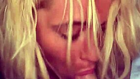 pretty hooker deepthroats guy in car at night cums in mouth spits then sucks it back