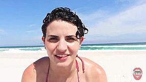 i loved her deepthroat on the beach with all those watchers around
