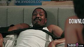 black teen stepdaughter eases cripple bbc stepdad's pain