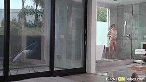 Stepdad's monster bbc tempts curious teen stepdaughter deeply