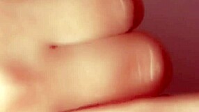 japanese cutie craves hot cum facial after teasing close up blowjob play