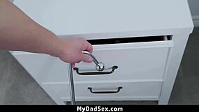 Stepdaughter Proves Loyalty Riding Stepdad's Cock Deep!