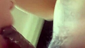 Extra sloppy blowjob from curvy asian with big tits deepthroating huge interracial cock!