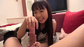 Curvy Japanese G-Cup Slut Strips Bra on Bed Revealing Huge Natural Tits and Fat Ass