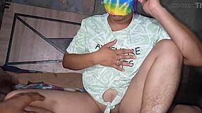 hot indian desi step brother-in-law pounds sister-in-law's wet pussy hard