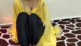Hot Indian stepsis tempts stepbro with dirty hindi talk during taboo hardcore fuck