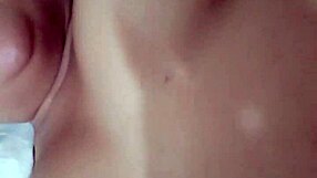 Chubby brazilian babe rides dildo front and back screaming orgasms loud