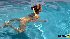 i let boyfriend's dad fuck my skinny body in the pool