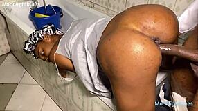 picture this horny housewife bent over moaning as bbc plumber pounds her wet pussy