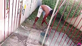 Handyman Gets Paid with Bareback Ass Fuck and Squirting Creampie