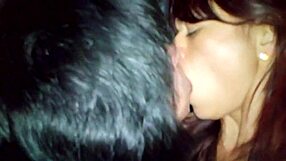 enjoying a casual homemade session with that latina redhead bent over doggystyle