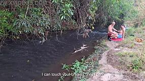 Ever wonder what happens when curvy blonde strangers fuck doggystyle at the waterfall?