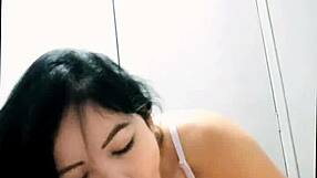 18yo niece sneaks blowjob under covers while wife sleeps next door then shocks at cumshot