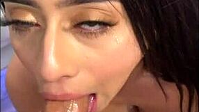 Ever seen Violet Meyers' big natural tits bounce while fucked deep doggystyle?