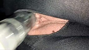 imagine this wet pink pussy streetwhore ripped clothes taking triple anal frenzy