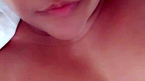 Chubby brazilian babe rides dildo front and back screaming orgasms loud