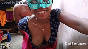 my desi village romance with horny housewife