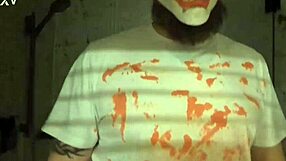 pissy clown redhead submits to shower domination pov