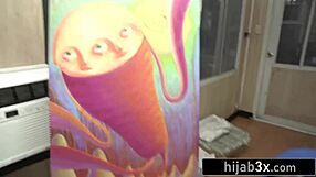 Muslim Stepsis Dania Vega Keeps Hijab On Sucking Monster Cock Fucked Hardcore Taboo