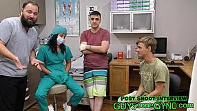 Nurse Franks Gets Tickled in Humiliating Exam