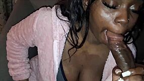 barbie chokes on big black cock deepthroats gags facefucked till cumshot facial