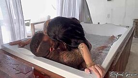 Puta Fucks Client Hard In Steamy Jacuzzi
