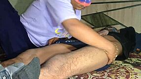 damn indian desi stepsis shakes ass in steamy bathroom sex video!