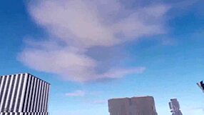 giantess with huge tits and ass humps building moaning cum