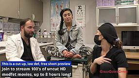 Jasmine Rose Endures Humiliating Immigration Physical with Feet Tickling and Pussy Spreading