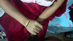 Sexy Indian bhabhi bent over banged doggystyle by lucky man painful rough newlywed full video